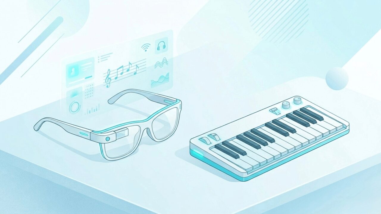 XRグラスと折りたたみピアノでどこでも練習できる？XRピアノの持ち運び活用術と近未来の姿